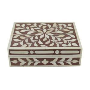 Eid Special Dates <b>Storage</b> Blue ZigZag Stripes Bone Inlay Geometric Jewellery <b>Box</b> for Many Purposes in Singapore Dubai and Saudi - Product Image 5