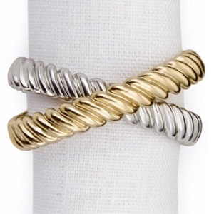 Handmade Premium Quality Metal Napkin Ring New Decorative Design Napkin Holder for Tables Weddings Parties - Product Image 5