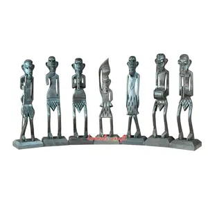 African tribal wood carving wooden figurines sculptures