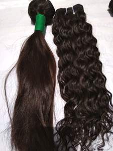 Extensiones de Cabello Humano Remy Natural Indio Rizado de Templo, Doble Trama, Hechas a Máquina - Product Image 5