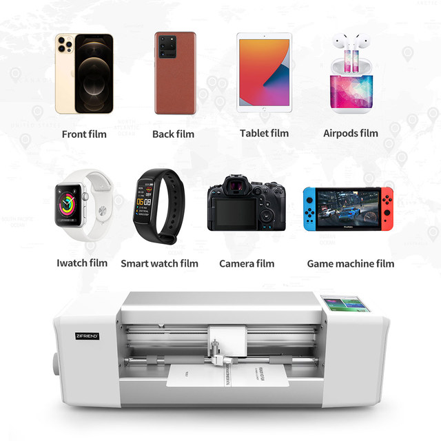 Nano Liquid Soft TPU Film Screen Protector Cutter Machine for Mobile Phone Smart Watch Intelligent Automatic High Precision
