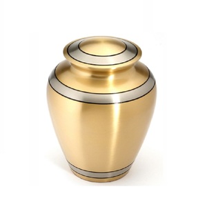 Brass Cremation Urn Human Funeral <b>Ashes</b> <b>Keepsake</b> Metal Memorial Cremation Urns Selling Wholesale Cremation Urn - Product Image 6