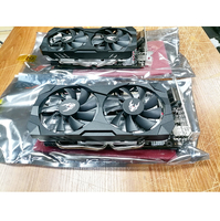 Kartu Grafis Bekas OEM RX580 8GB 31M 1366MHz 256-bit DDR5 Konektor Daya 8Pin Kartu Video