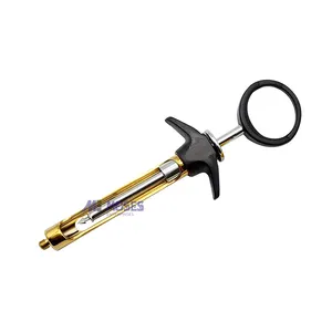 Zahns pritze Aspira ting 1,8 ml Black & Golden Aesthetic Syringe Dental Instrument