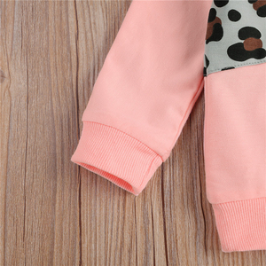 Nouvelle Collection : Ensembles de Vêtements pour Garçons Adultes 4 ans - Survêtements Hiver 2021 avec Hauts et Pantalons Imprimés Léopard Patchwork - Product Image 4