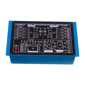 Equipo educativo de 8 canales Tablero de entrenamiento experimental División de tiempo digital Multiplexing Demultiplexing Hecho duradero - Product Image 1