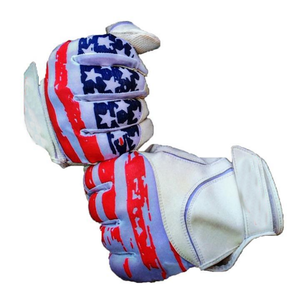 Bandera Americana de béisbol guantes de bateo - Product Image 1