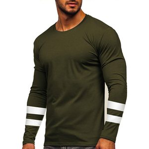 Camiseta de manga larga con hombro caído de gran tamaño Unisex de alta calidad, ropa de calle de algodón 100% de peso pesado, camiseta de manga larga para hombres - Product Image 1