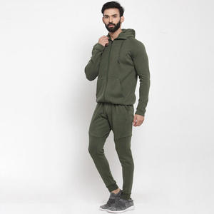 Vêtements de sport à capuche unisexe pour hommes ensemble de survêtements deux pièces à motif uni pour le fitness et l'hiver taille plus - Product Image 1
