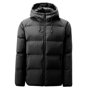 เสื้อแจ็คเก็ตขนห่านคุณภาพสูงแบบมีฮู้ดสำหรับฤดูหนาว น้ำหนักเบา คอตั้ง ไซส์ใหญ่ ปิดด้วยซิป พิมพ์ลายตามสั่ง สำหรับกิจกรรมกลางแจ้ง - Product Image 1