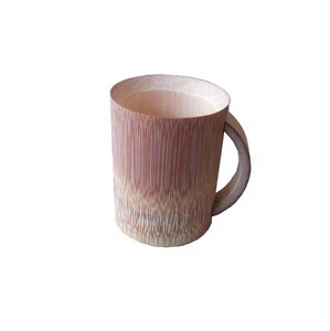 Jarra de Cerveza de Bambú Ecológica 100% Natural Hecha a Mano Regalo de Navidad para Restaurantes Capacidad de 7OZ Diseño con Asa - Product Image 3