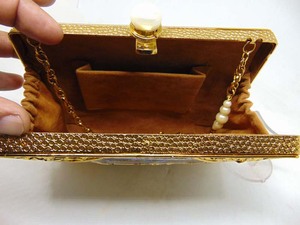 Pochette de soirée en métal pour femmes, sac à main élégant, bourse de mariée à coque, vente en gros, 2020 - Product Image 3