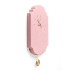 Large Pink <b>Wall</b> <b>Clock</b> - Product Image 1