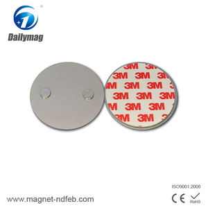 Herramienta de instalación de detector de humo magnético Imán de neodimio de 70mm de diámetro con almohadillas adhesivas para alarmas de humo de montaje conveniente - Product Image 3