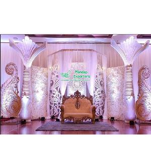 Meilleur Prix D'événement De Mariage D'étape De Réception Configuration Asiatique Élégant Mariage Événement Romain Scène Indien Mariage Décoration De Scène - Product Image 1