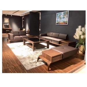 Diseños de clientes Aceptable Aplicación de apartamento de alta calidad Material de madera Juego de sala de estar Exportación DE FÁBRICA DE Vietnam - Product Image 3