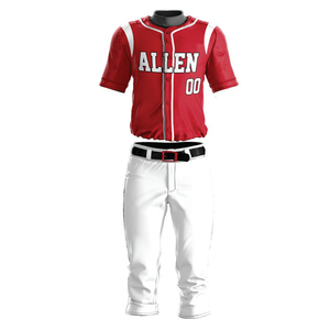 Uniformes de béisbol personalizados para hombre y mujer, precio bajo, venta al por mayor - Product Image 1