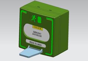 Punto de llamada Manual iluminado con LED y zumbador, punto de llamada con sirena de alarma y intermitente reiniciable EDR - Product Image 5