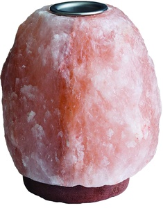 Lampe de sel aromatique artisanale écologique de forme naturelle de l'Himalaya, améliore le cycle du sommeil, favorise la respiration, crée une atmosphère apaisante et aromatique - Product Image 1