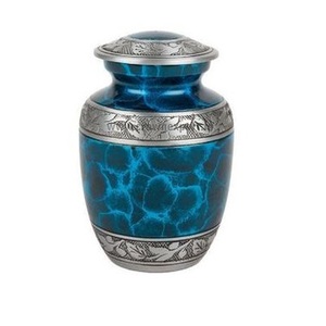 Urnas de cremación con hojas doradas para bebés, mini urnas de funeral para bebés y niños, esmalte rojo, urnas en miniatura - Product Image 3