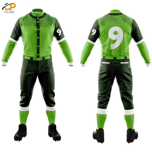 Haute qualité unisexe 100% Polyester sur mesure Baseball Softball Jersey ensemble nouveauté vêtements de sport motif blanc grande taille - Product Image 5