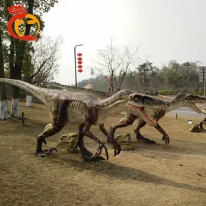 핫 세일 실물 공룡 조각 velociraptor