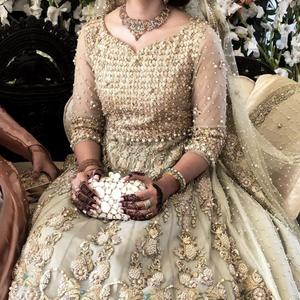 Magnifique ensemble de lehenga de mariage royal, broderie Zardozi 3D lourde, tenue de mariée, tenue de créateur - Product Image 3