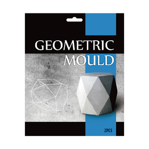 Molde geométrico de plástico reutilizable para macetas de hormigón, molde para manualidades DIY para decoración del hogar - Product Image 2