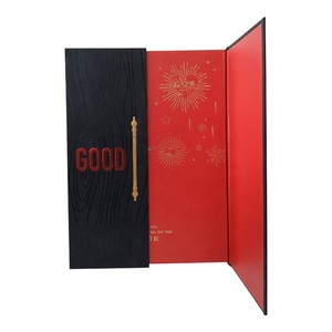 Nhà Máy Sang Trọng Tùy Chỉnh In Tông Rượu Vang Bao Bì Hộp Quà Tặng Rượu Vang Gỗ Kraft Hộp Giấy Phù Hợp Cho Chai Rượu Vang Với Xử Lý Túi - Product Image 5