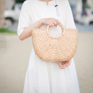 Sac de plage aquatique pour femme, sac en paille au meilleur prix au Vietnam, vente en gros - Product Image 2