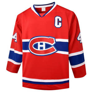 Maillot de hockey sur glace 100% polyester, technique de sublimation pour adultes et nom d'équipe OEM, design personnalisé, nouveauté - Product Image 5