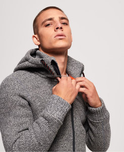 Sudadera con capucha de algodón y forro polar para hombre, con cremallera completa, de alta calidad, OEM, venta al por mayor, de camuflaje, para invierno - Product Image 3