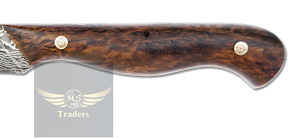 Cuchillo de cocina de chef profesional hecho a mano personalizado con Funda de cuero, cubierta de cuero, 2017 - Product Image 6