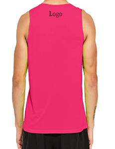 Camiseta de neón para correr para hombre, camiseta sin mangas atlética para nadar, playera, secado rápido, entrenamiento de maratón, gimnasio, deportes - Product Image 3