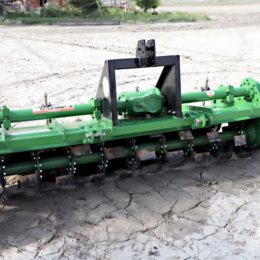 Traktor PTO rototiller rotavator, traktor kinerja tinggi, produsen Tiller Putar