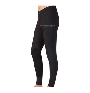 Best Quality <b>Equestrian</b> horse riding silicon <b>legging</b> and breeches with pockets And silicon grip horse riding product AM911 - Product Image 2