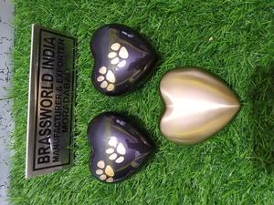 Urne de crémation pour animaux de compagnie en forme de cœur en laiton/urne pour animaux de compagnie/urne de crémation pour animaux de compagnie de haute qualité fournitures funérailles - Product Image 3