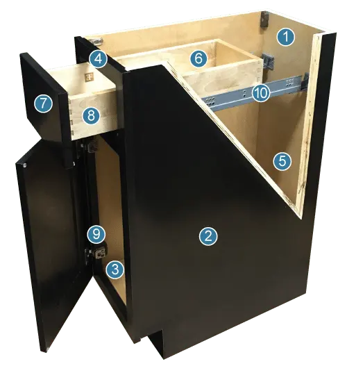 RTA-armario para baño, sala de estar, alta calidad, No incluye accesorios, marco hecho de madera maciza/madera contrachapada