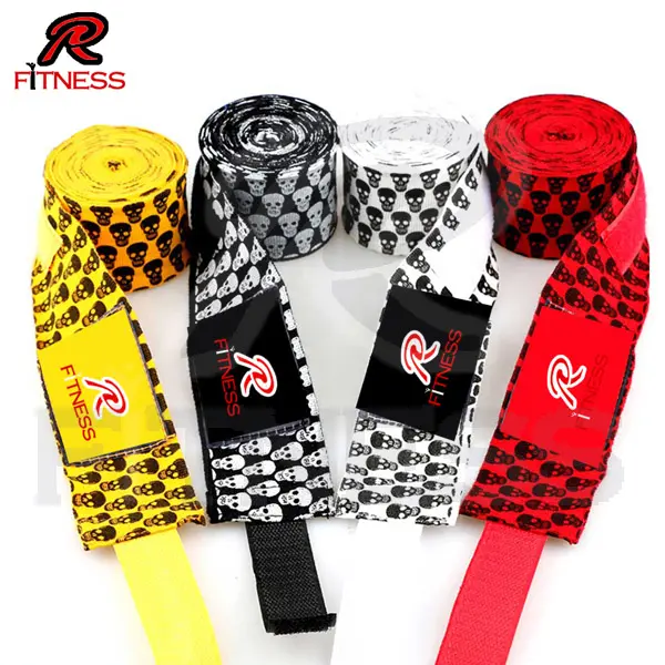 Boxing Hand Wraps Custom 100% cotton sports wrist protector boxing bandages hand wraps