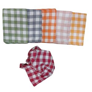 Serviettes de cuisine et torchons à carreaux en coton 100% antimicrobien à séchage rapide pour la maison et l'hôtellerie, couleurs et logos personnalisés - Product Image 4