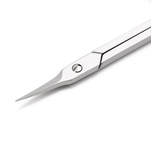 Nail Cuticle <b>Scissors</b> <b>Curved</b> Blade Stainless Steel Nail Trimmer Cuticle Nail Care High Quality Blade Easy Grip Cuticle <b>Scissors</b> - Product Image 2
