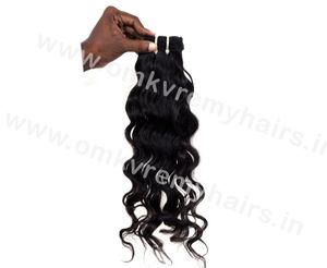 Venta al por mayor de calidad superior sin procesar virgen indio Remy extensiones de cabello 10 "-36" de longitud de la máquina de doble trama de cabello humano - Product Image 2