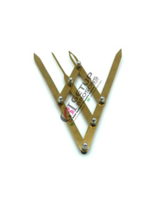 Golden Plated Stainless Steel Eyebrow Tweezers Pointed Tip Lightweight Multi-Functional Modern High Quality for Eyebrow Styling - Product Image 2