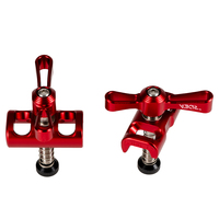 RIDEA Kunci Tuas Headset Sepeda Lipat, Pegangan Pembatas, Rakitan Penjepit Engsel, Baut CNC Alloy Titanium 75g Seri LFSBN2 T