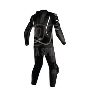 Combinaison de moto en cuir, vêtements de course automobile, ensemble de deux pièces - Product Image 3