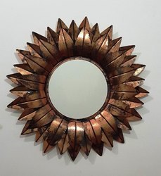 Trend Selling Iron <b>Mirror</b> Art <b>Irregular</b> Circular Living Room Metal Frame Wall <b>Mirror</b> Decor Christmas Vintage Luxury Space Casual - Product Image 3
