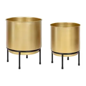 Kleine Bloem Stand Vaas Stijl Ijzeren Frame Metal Home Voor Woonkamer Raam Middelpunt Pot Planter