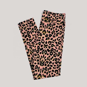 PIHA SPORTS Women Fitness <b>Hot</b> Rose Gold Print <b>Leggings</b> Custom Digital Printed Gym Mid Waist Yoga Pants Lifting Ribbed - Product Image 2