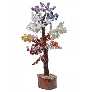 Árbol de cristal de 300 chips, alambre dorado para el maletero de piedra chacra, compra en línea - Product Image 3