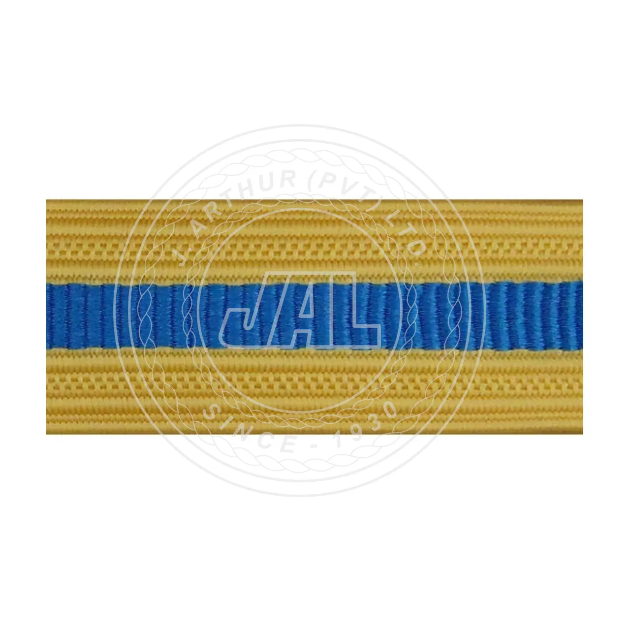 Trenza de oro azul oriental Trenza de uniforme Bordado personalizado Cordones de uniforme de Oficial Calidad Premium